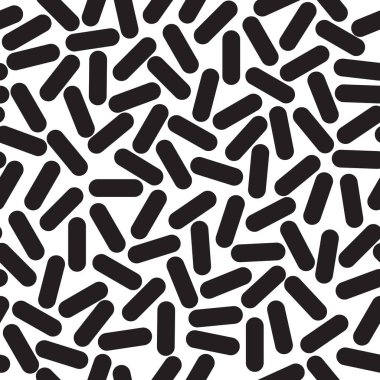 Geometrik darbe elementleri ile vektör kusursuz desen. Memphis geometrik anahatları modern moda. 