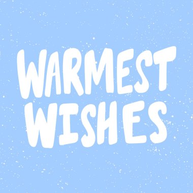 En içten dileklerimle. Mutlu Noeller ve mutlu yıllar. Sezon Kış Vektörü el karikatür harfleriyle illüstrasyon çıkartması çizdi. 