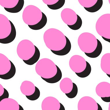 Geometrik fırça darbeleri elementleri ile vektörsüz desen. Memphis geometrik anahatları modern moda. 