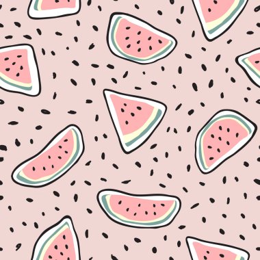 Geometrik fırça darbeleri elementleri ile vektörsüz desen. Memphis geometrik anahatları modern moda. 