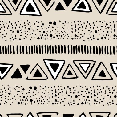 Geometrik fırça darbeleri elementleri ile vektörsüz desen. Memphis geometrik anahatları modern moda. 