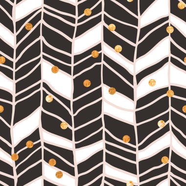 Geometrik fırça darbeleri elementleri ile vektörsüz desen. Memphis geometrik anahatları modern moda. 