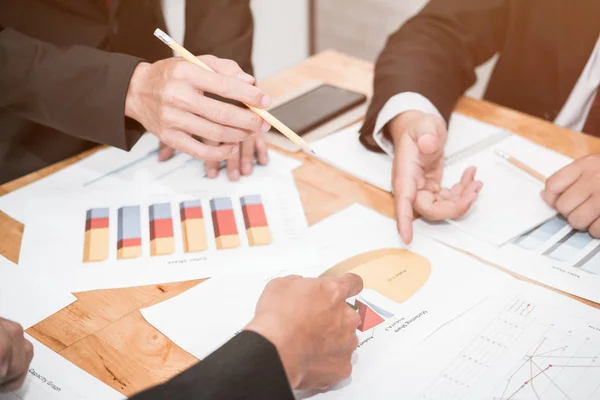 Reunión Empresarios Para Debatir Consultar Sobre Los Planes Futuros Trabajo —  Fotos de Stock