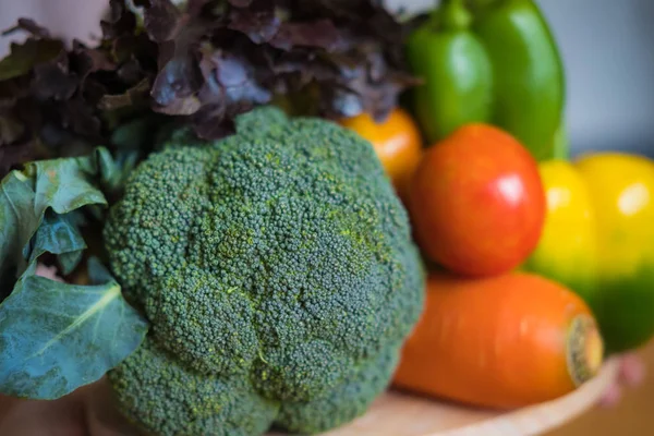 Eine Auswahl Frischem Gemüse Für Eine Herzgesunde Ernährung Wie Von — Stockfoto