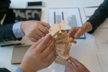 Konut şirketi iyi takım çalışması, konut sektörü konsepti