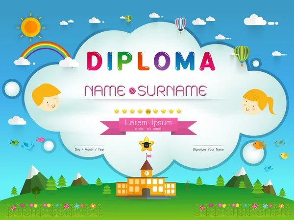 Sertifika çocuklar diploma