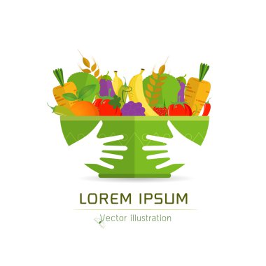 Salata kasesi - sağlıklı gıda