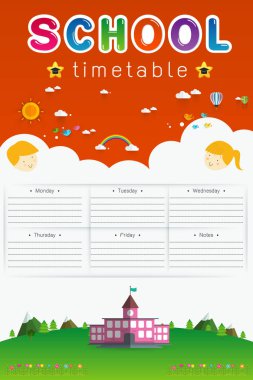 Haftalık okul Uçus tarifesi