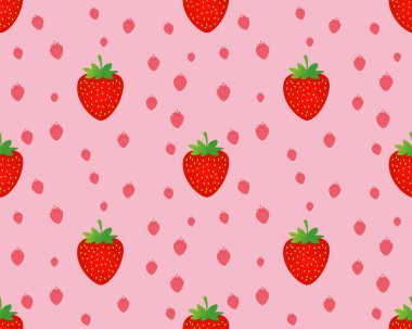 dikişsiz çilek deseni