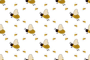 vektör arılar ile seamless modeli