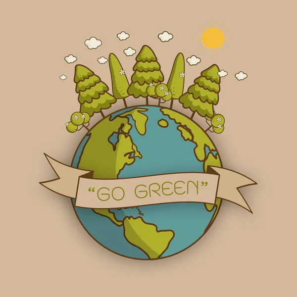 Yeşil Eco Earth ile ekoloji kavramı 