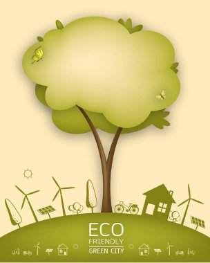 Yeşil Eco Earth ile ekoloji kavramı 