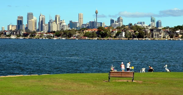 Pohled na Sydney skyline — Stock fotografie