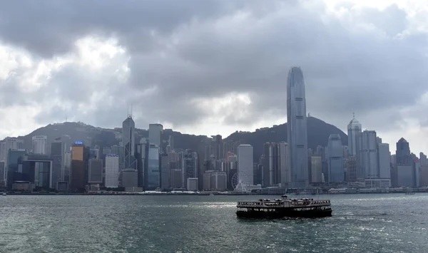 Victoria Harbor in Hong Kong — Stock Photo, Image