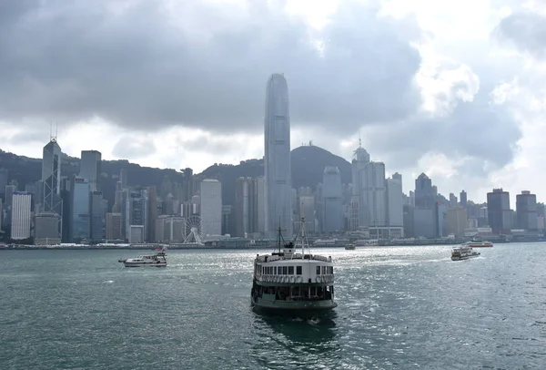 香港维多利亚港 — 图库照片