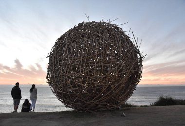 Coogee sahil yürüyüş Bondi heykel