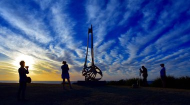 Coogee sahil yürüyüş Bondi heykel