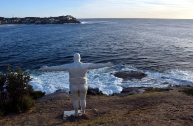 Coogee sahil yürüyüş Bondi heykel