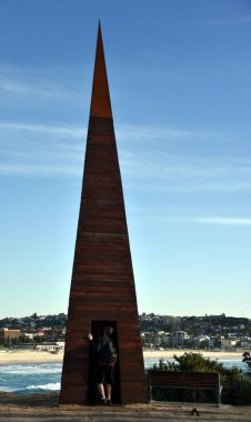 Coogee sahil yürüyüş Bondi heykel