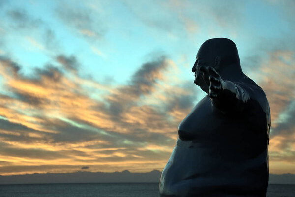 Sculpture along Bondi to Coogee coastal walk