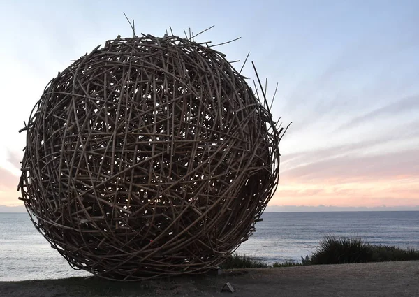 Sydney Austrália Novembro 2018 Penelope Forlano Counterpoints Escultura Beira Mar — Fotografia de Stock