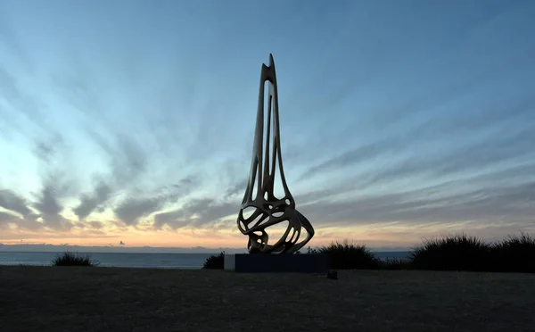 Sydney Austrália Novembro 2018 Penelope Forlano Counterpoints Escultura Beira Mar — Fotografia de Stock