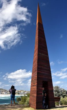 Coogee sahil yürüyüş Bondi heykel