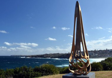 Coogee sahil yürüyüş Bondi heykel