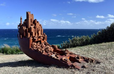 Coogee sahil yürüyüş Bondi heykel