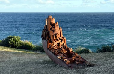 Coogee sahil yürüyüş Bondi heykel