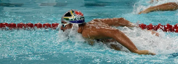 Hongkong Čína Říjen 2016 Olympijský Světový Šampion Plavec Clos Čad — Stock fotografie