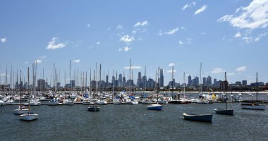 St Kilda (Victoria Australia Melbourne manzarası)