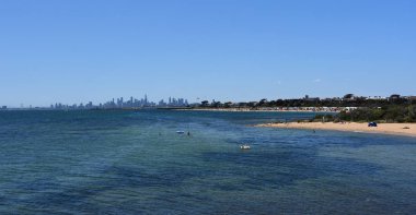 Brighton Beach Gardens Melbourne manzarası