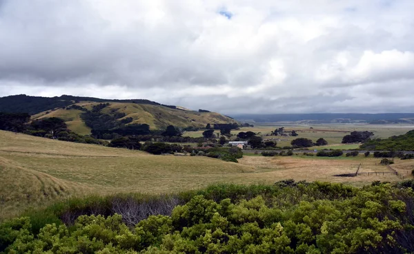 Amplio panorama del campo en Victoria — Foto de Stock