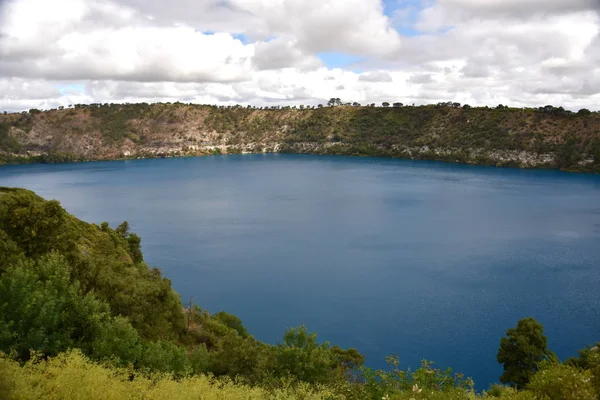 El increíble Lago Azul en Mt Gambier — Foto de Stock