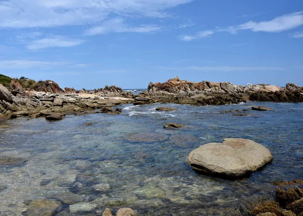 Utsikt över kusten av Cape Conran Coastal Park — Stockfoto