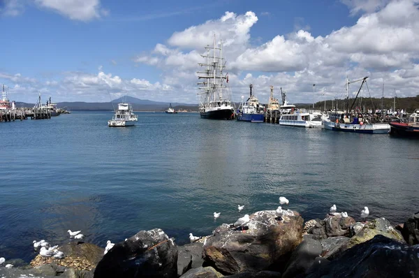 Puerto del Edén es el puerto de aguas más profundas del sur — Foto de Stock