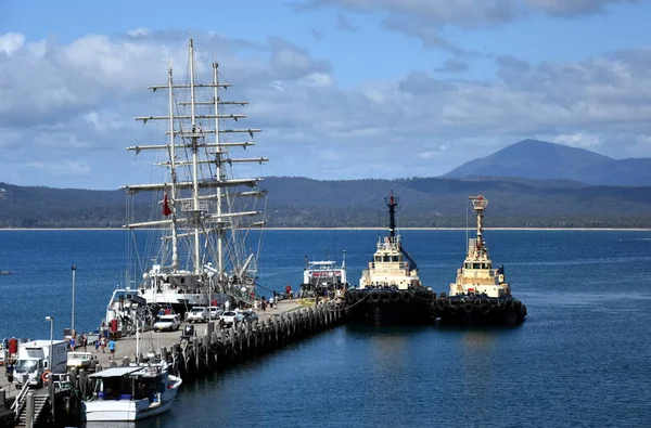 Puerto del Edén es el puerto de aguas más profundas del sur — Foto de Stock