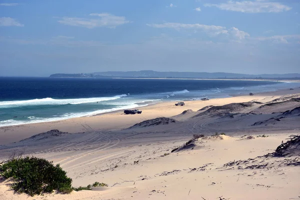 Paisaje de la playa con dunas de arena — Foto de Stock