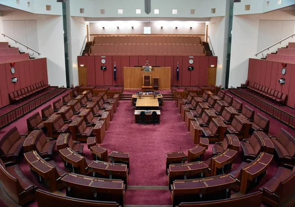 Senado australiano en la Cámara del Parlamento — Foto de Stock