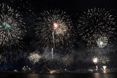 Güzel fireworks uygulamasında Canberra