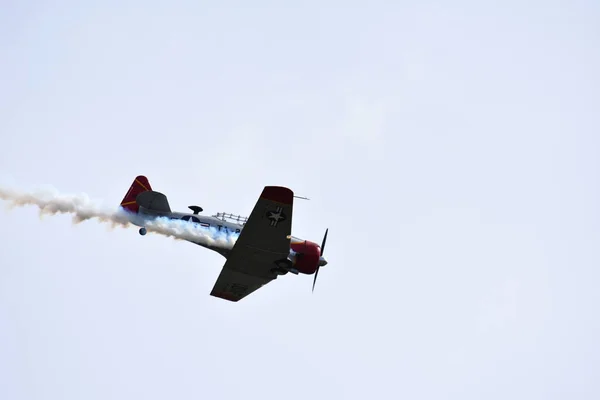 T-6 Aviones de Harvard utilizados por la Fuerza Aérea de los Estados Unidos — Foto de Stock