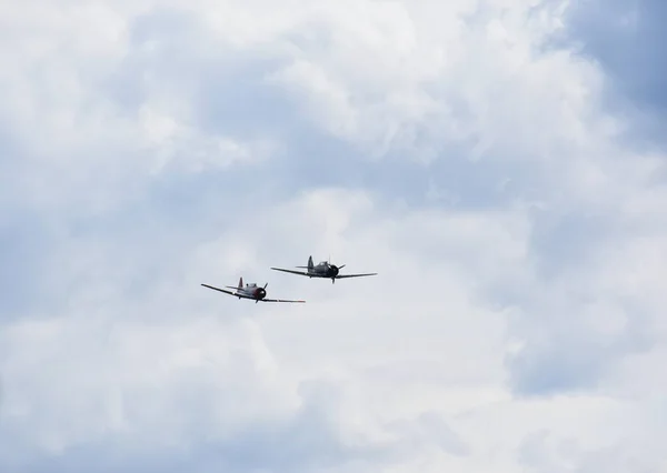 Самолёты T-6 Harvard ВВС США — стоковое фото