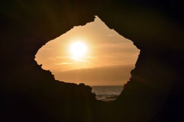 Avustralya rock Narooma güneş doğarken