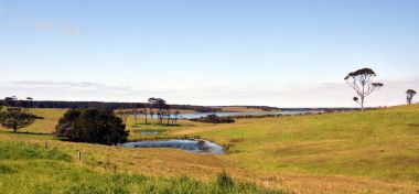 Onun pastoral ayar Narooma yakınındaki Merkezi Tilba