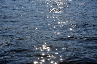 Mavi köpüklü su Close-up