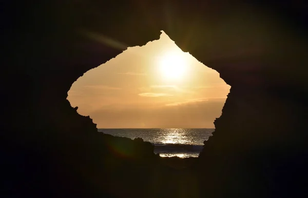 Lever de soleil au rock australien à Narooma — Photo