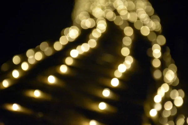 Desenfocado Bokeh luces centelleantes de fondo — Foto de Stock