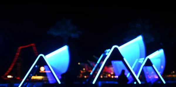 The Freedom of Movement installation during Vivid Sydney