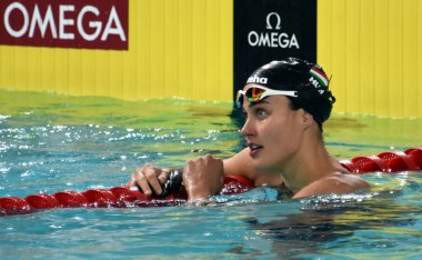 Rekabetçi yüzücü Zsuzsanna Jakabos